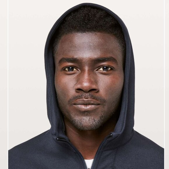 Lululemon City Sweat Zip Hoodie *Thermo Heathered Nautical Navy Size XL - Picture 4 of 10